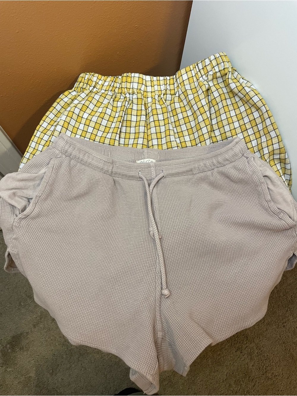 Brandy Melville John Galt Bundle of 2 Pajama Shorts Size Small - Picture 2 of 8